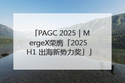PAGC 2025｜MergeX荣膺「2025 H1 出海新势力奖」
