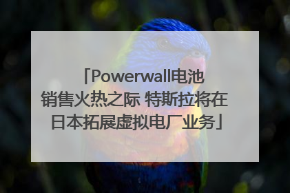 Powerwall电池销售火热之际 特斯拉将在日本拓展虚拟电厂业务